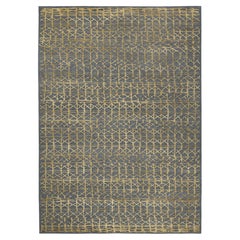 Handknotted Wool and Silk Rug, Naaba DG by Kristiina Lassus