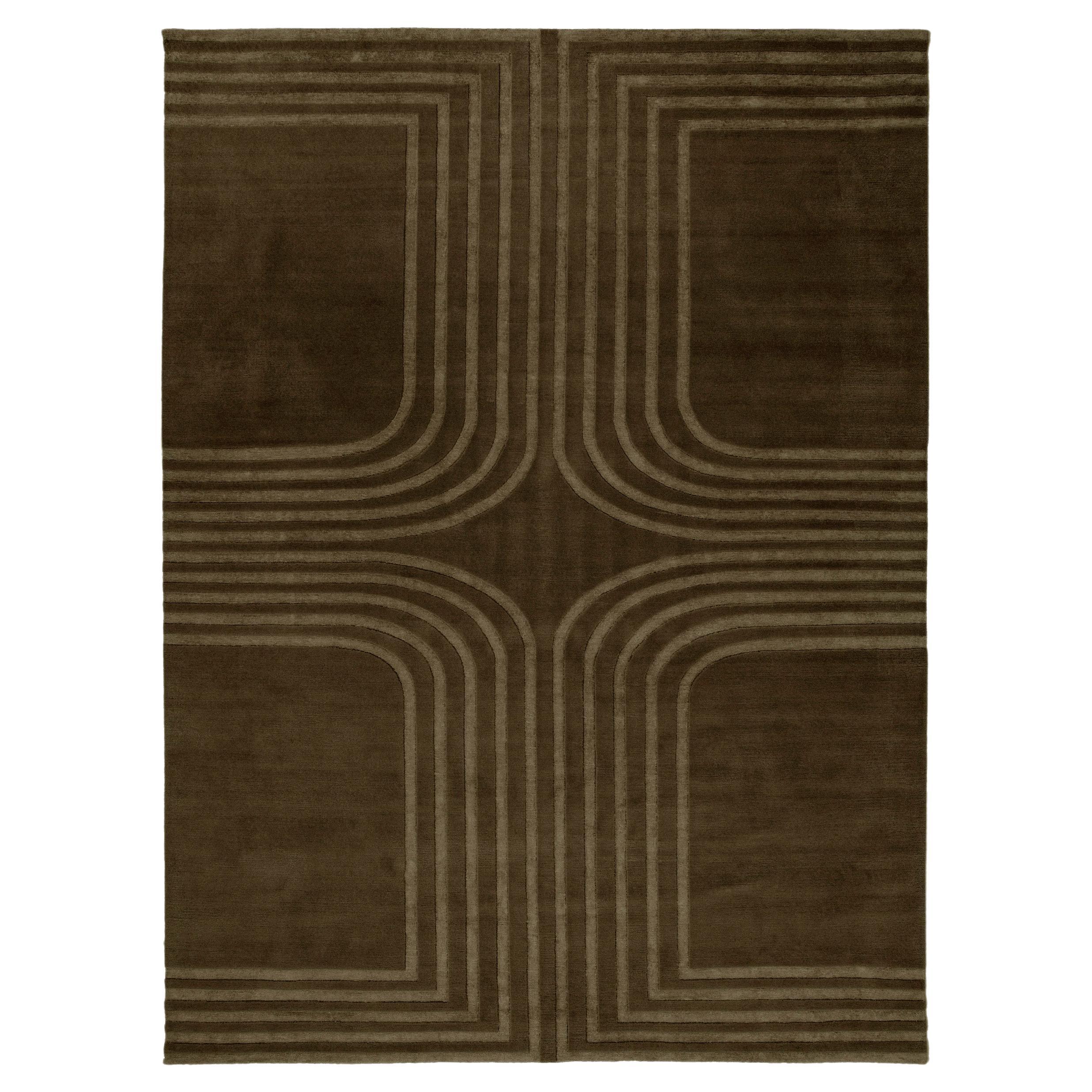 Handknotted wool rug Rilievo 01 by Tigmi
Dimensions: 270 x 180 
Materials: wool, linen
Available in different colors.

Tigmi Trading are a certified Good Weave partner, a non-profit organization that works to end child labour in the rug
