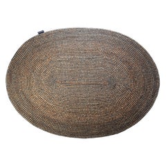 Ovaler Handwebteppich aus Jute von Hatsu