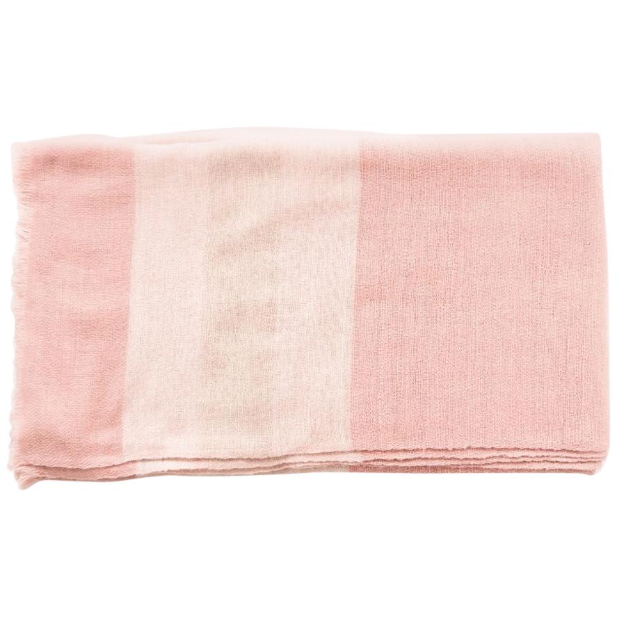 Soft Merino Rosa Large Plush Throw / Queen Bedspread / Coverlet In Pastel Pink