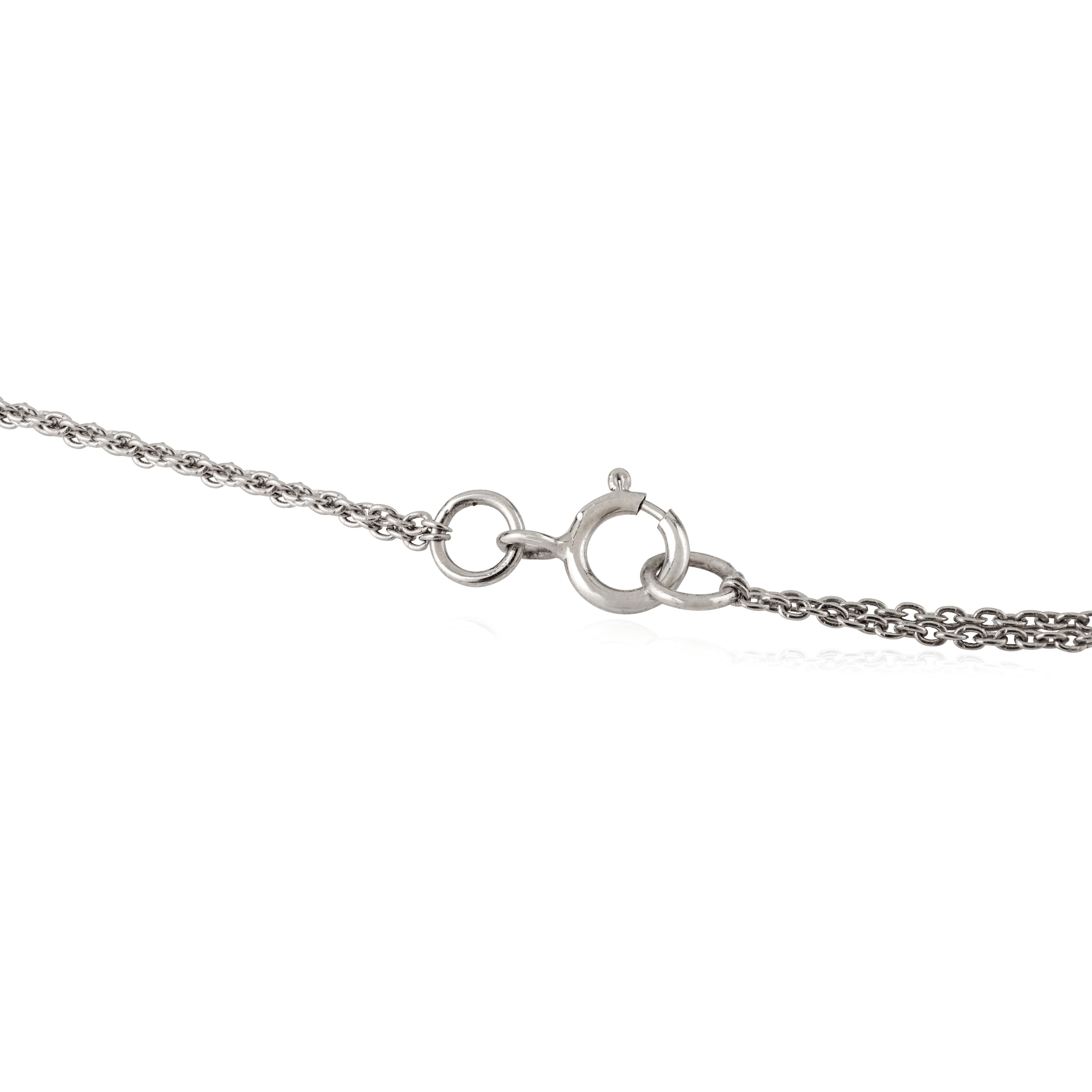 Handmade 1 Ctw Pear Shape Diamond Double Stone Ch… - image 9