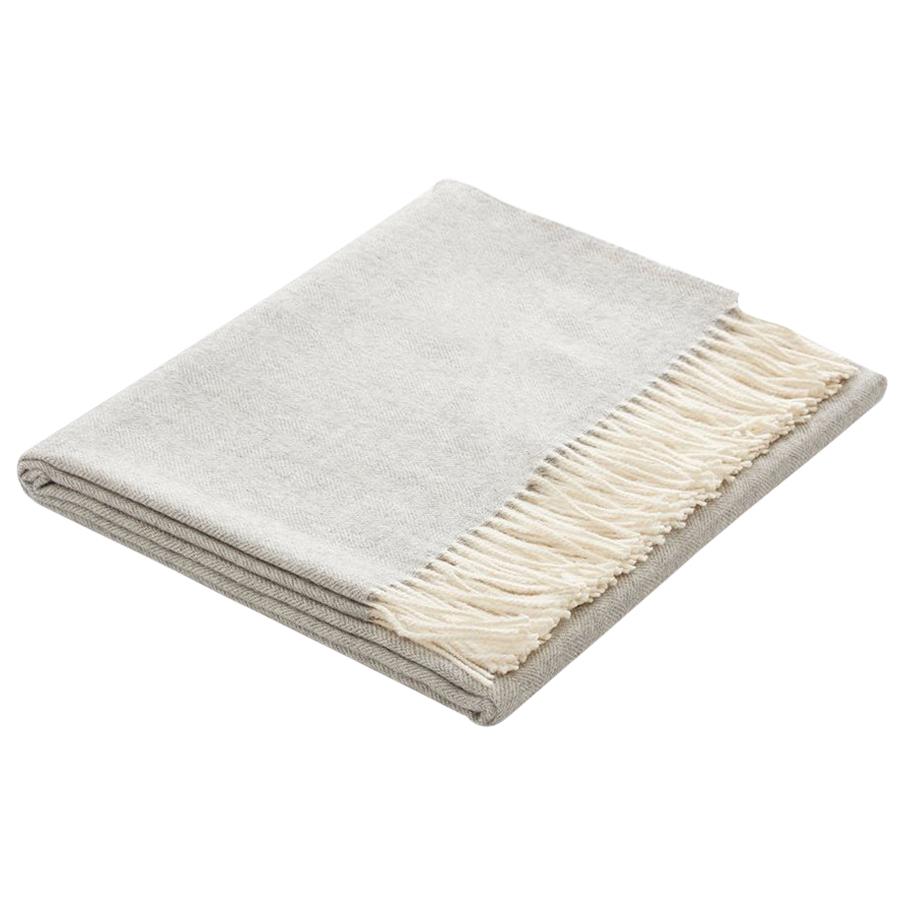 Handmade 100 Peruvian Baby Alpaca Sill Throw Herringbone by Fells