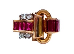 Handmade 18k Yellow Gold 2.80 Carat Ruby & .45 Carat Diamond Ring Size 6.5