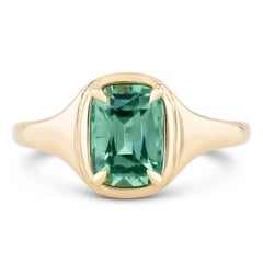 Handmade 18kt Yellow Gold Afgan Tourmaline Ring