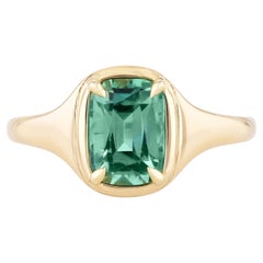 Handmade 18kt Yellow Gold Afgan Tourmaline Ring