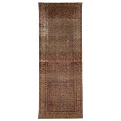 Tapis persan ancien en laine Malayer Gallery fait à la main avec motif sur toute sa surface, années 1900