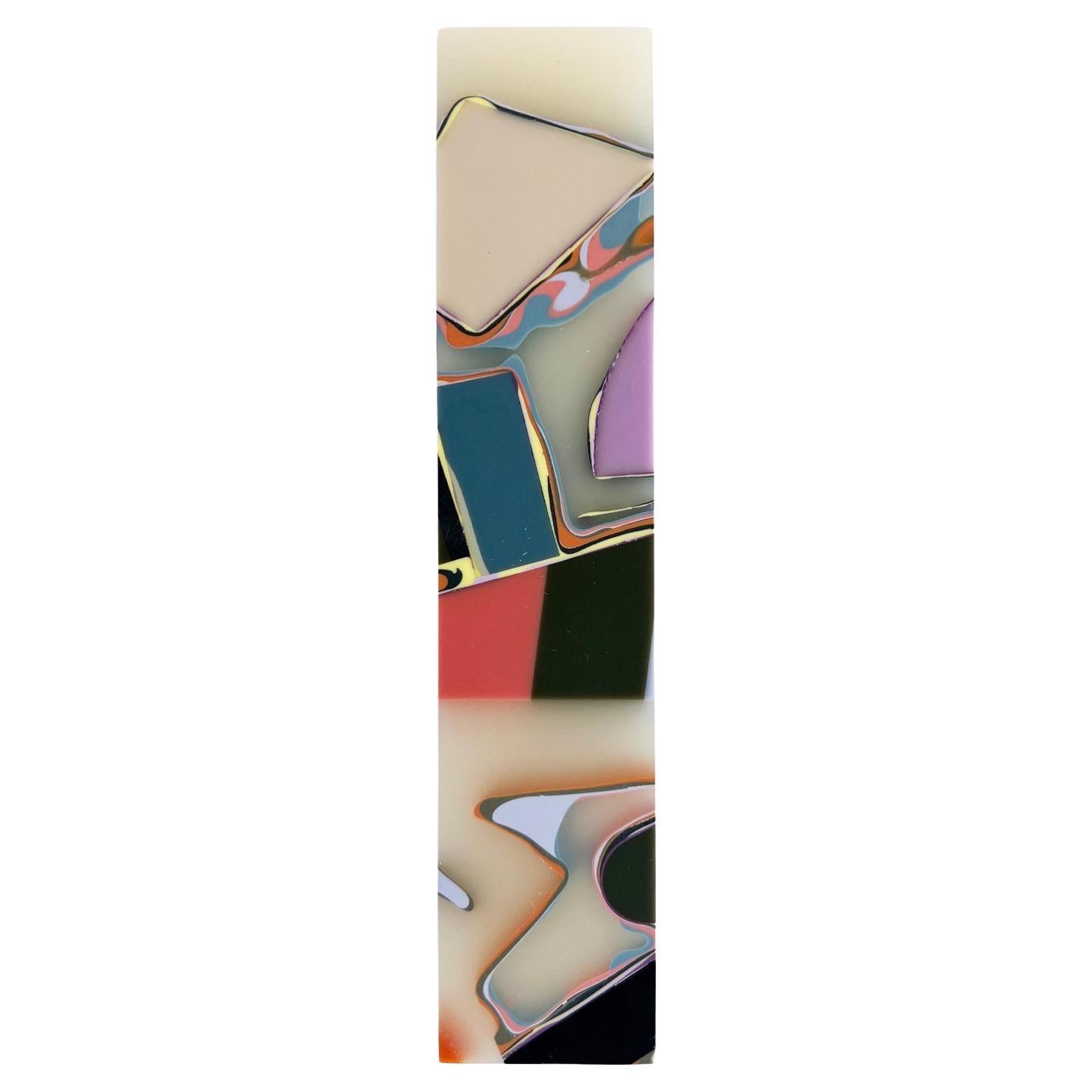 Handmade 21st Century Resin Hardware Handle in Chameleon by Elyse Graham