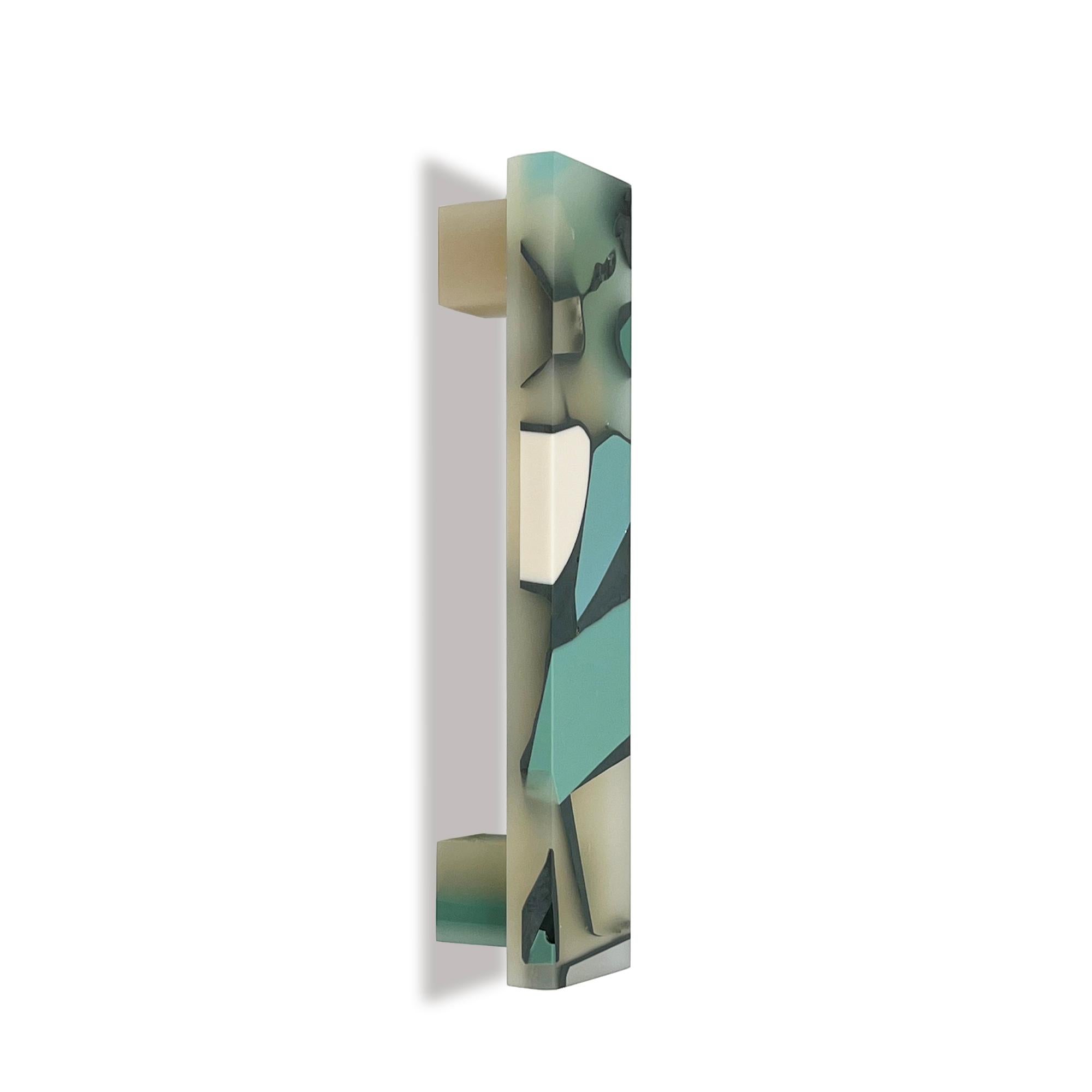 Organique Handmade 21st Century Resin Hardware Handle in Marlin by Elyse Graham en vente