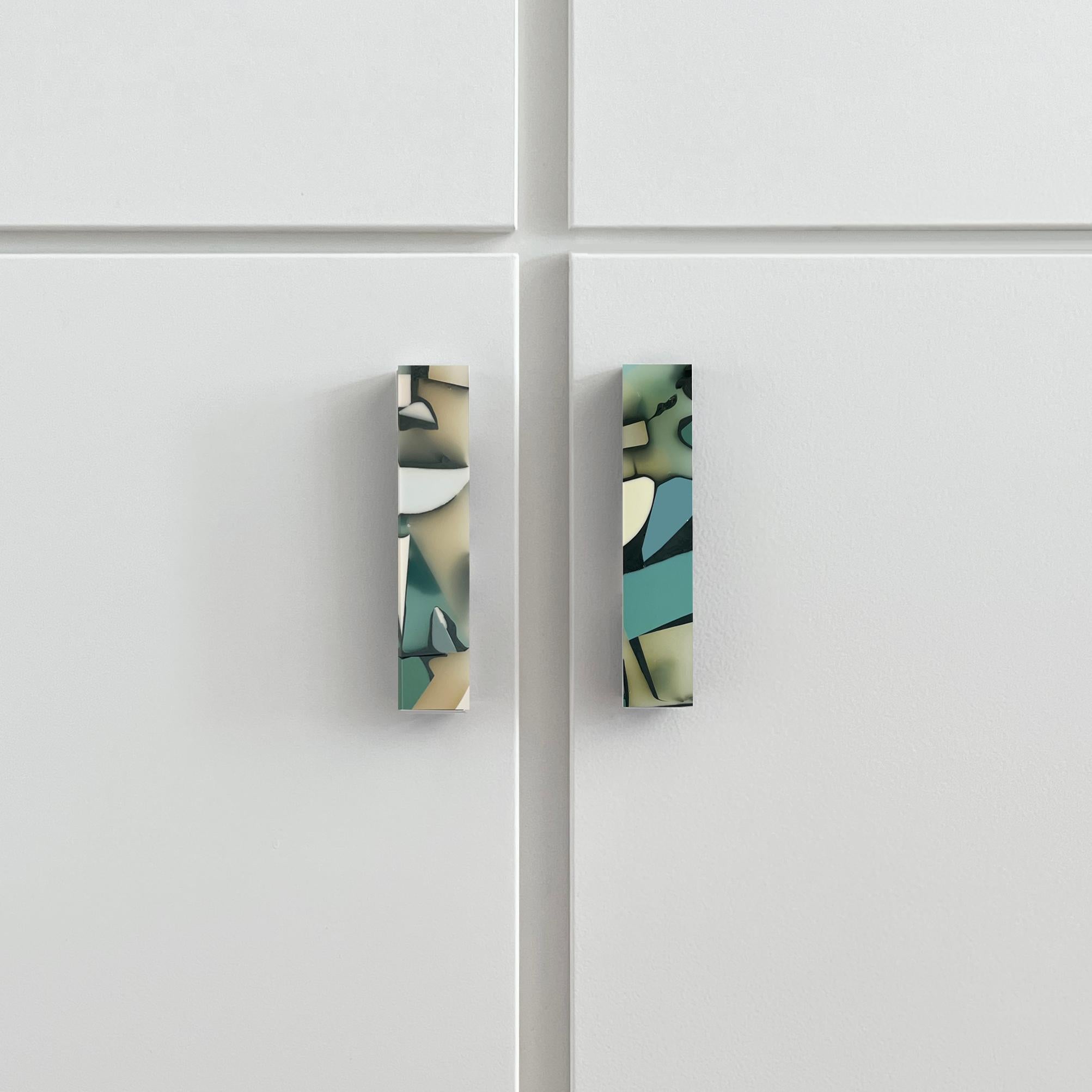 Américain Handmade 21st Century Resin Hardware Handle in Marlin by Elyse Graham en vente