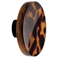 Handmade 21st Century Resin Hardware Large Knob in Tortoise by Elyse Graham