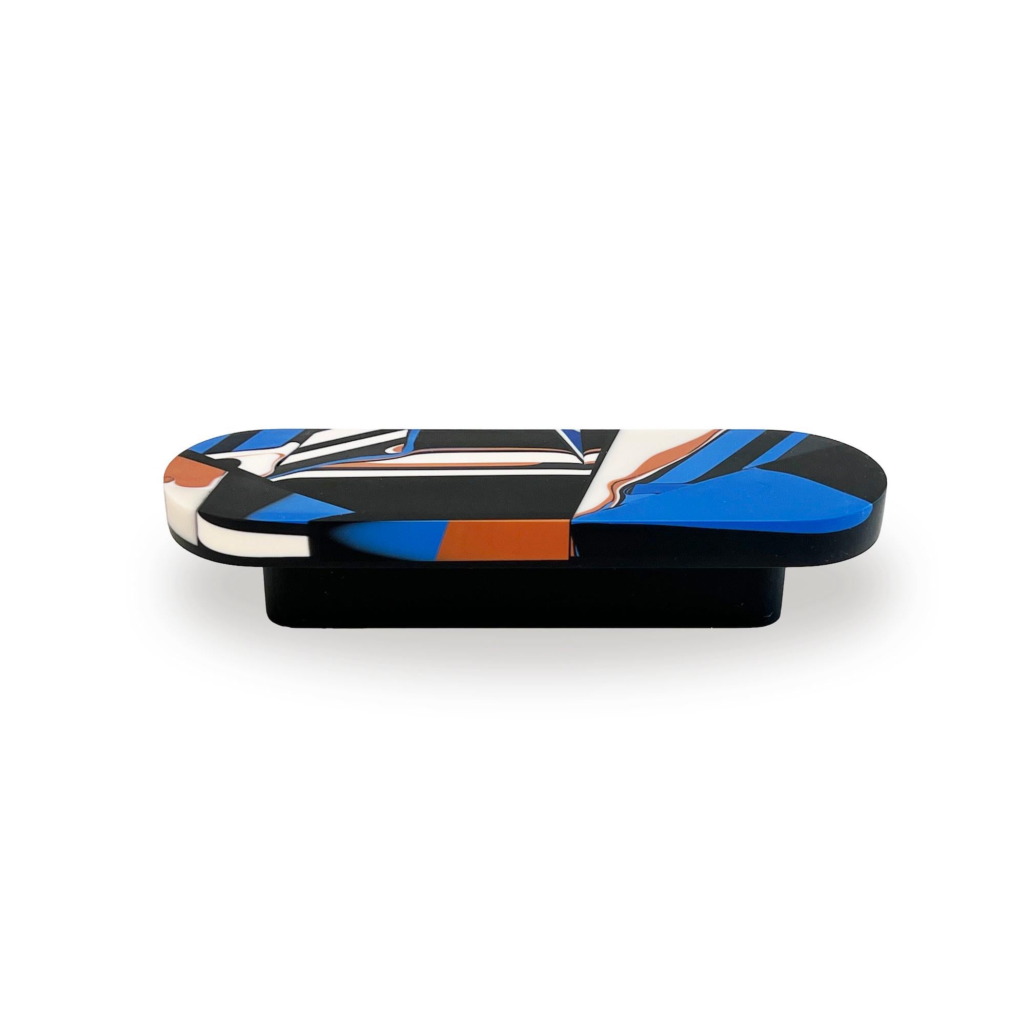 Our signature experimental resin casting is now available as hardware for any cabinet, drawer, or door.  Each resin piece we make is non-repeating and completely individual. We have intentionally designed every process we use — from how we mix our