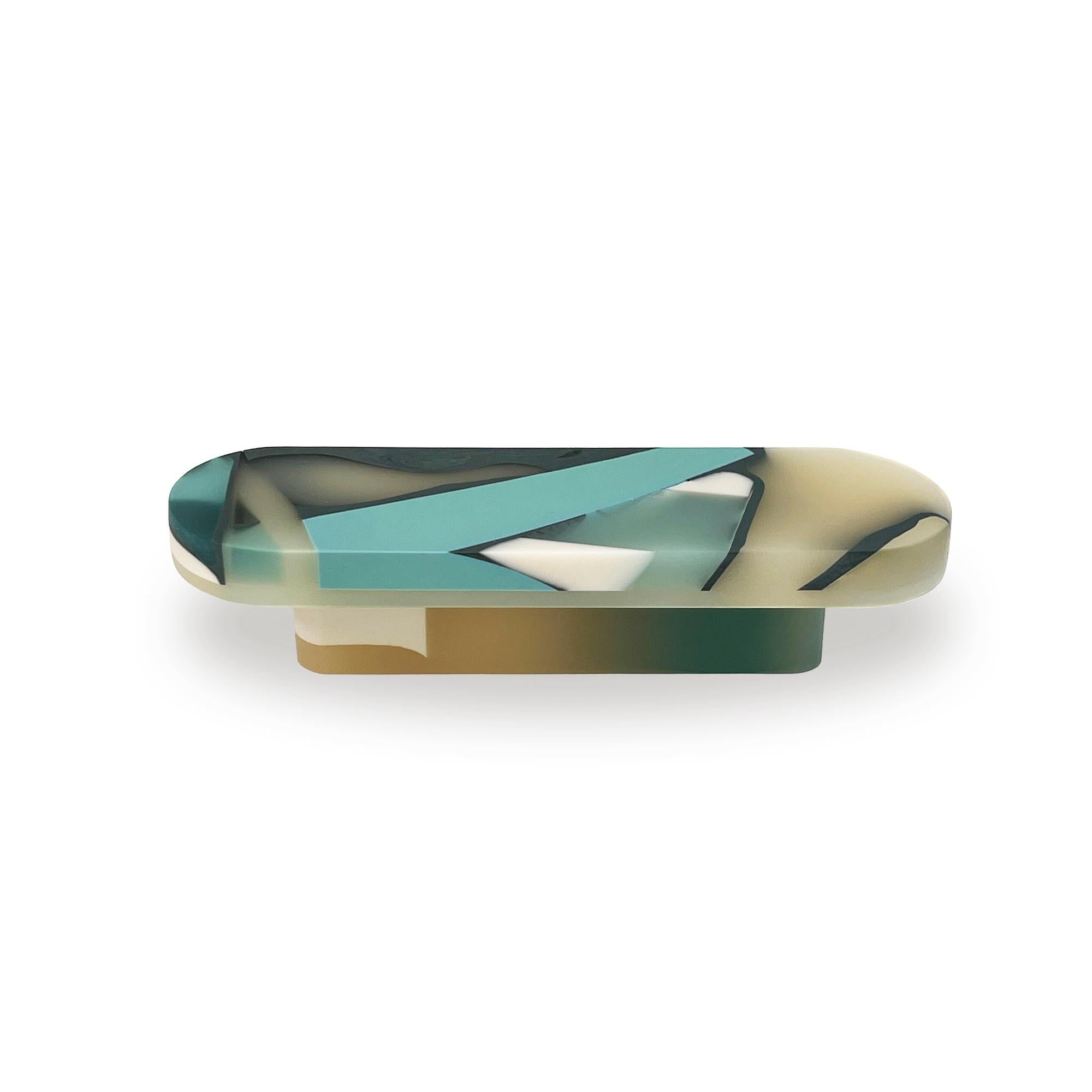 Our signature experimental resin casting is now available as hardware for any cabinet, drawer, or door.  Each resin piece we make is non-repeating and completely individual. We have intentionally designed every process we use — from how we mix our