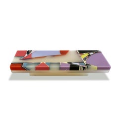 Handmade 21st Century Resin Hardware Pull in Chameleon by Elyse Graham