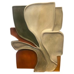 Handgefertigte 3D geschnitzte Holz WandtafelAbstract Contemporary