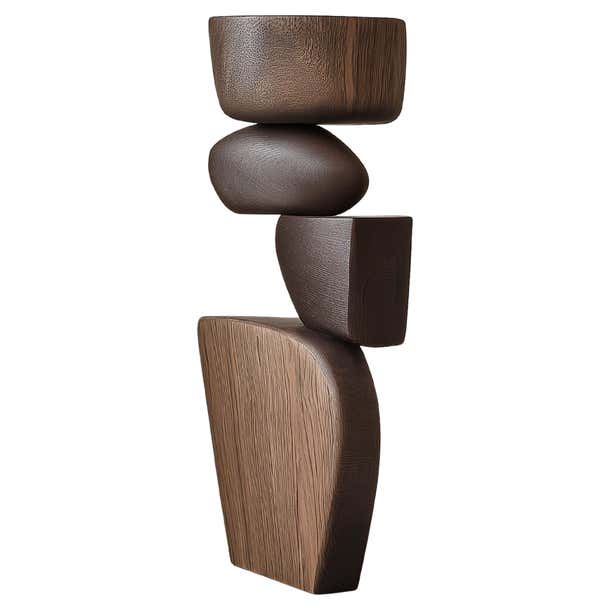 Handmade Abstract Art Lull No25 – Wooden Sculpture by NONO For Sale at ...