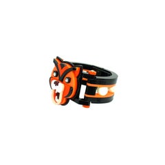 Handmade Acrylic Tiger Bracelet / Orange