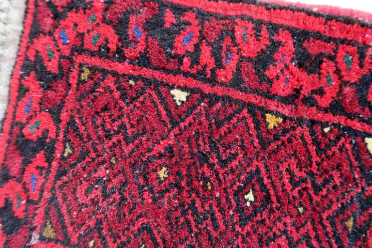Handmade Afghan Vintage Ersari Mat, 1970s, 1C970 For Sale at 1stDibs