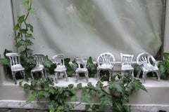 handmade aluminium miniature chair