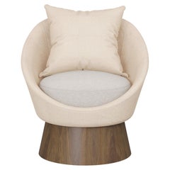 Handmade Anki Dining Chair in Upholstered Fabric and Wood by Nolita Harbour