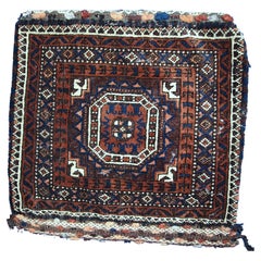 Handmade Antique Afghan Baluch Bag, 1900s, 1C384
