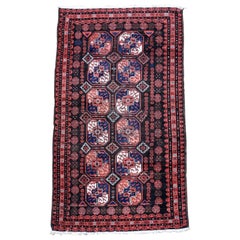 Borsa afghana antica Baluch fatta a mano, 1900, 1P35