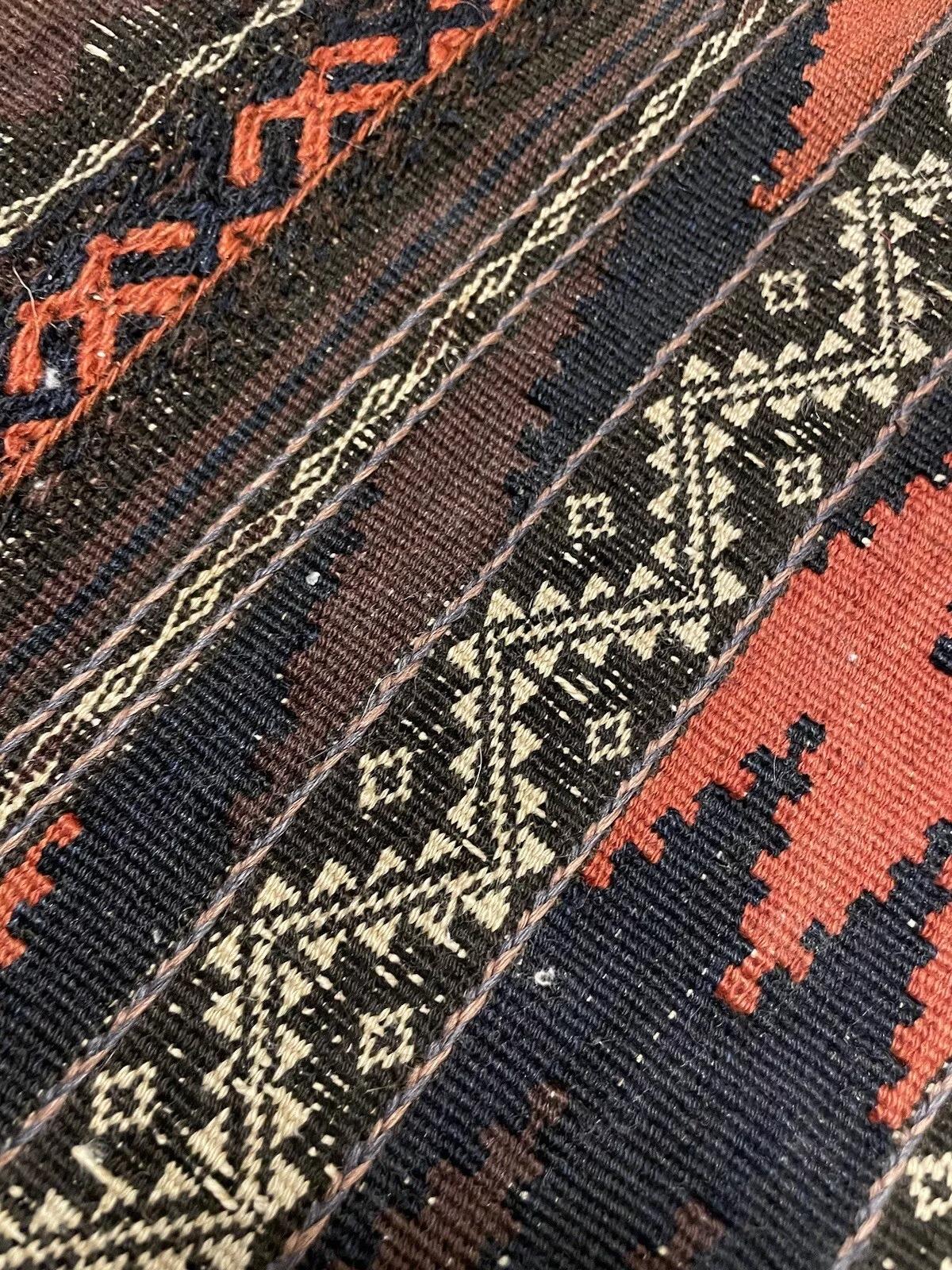 Rug & Kilim Afghan Baluch fait main 3.5' x 3.9', 1900s - 1N28 en vente 1