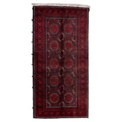 Tapis ancien Afghan Baluch fait main 3.4' x 6.9' 1930s - 1С1159