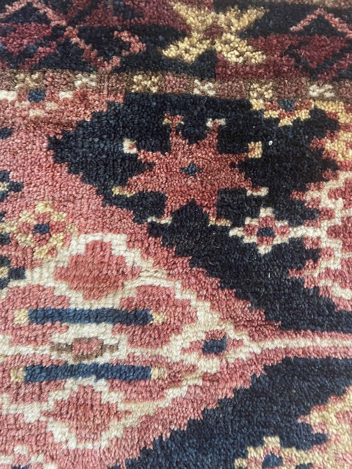 Handgefertigter antiker afghanischer Beshir Sammlerstück-chuval-Teppich 1,5' x 4,8', 1900er Jahre - 1N11 im Angebot 6