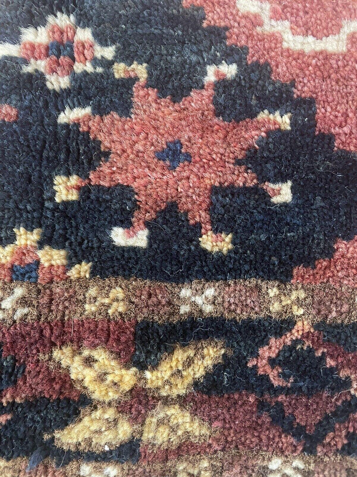 Handgefertigter antiker afghanischer Beshir Sammlerstück-chuval-Teppich 1,5' x 4,8', 1900er Jahre - 1N11 im Angebot 9