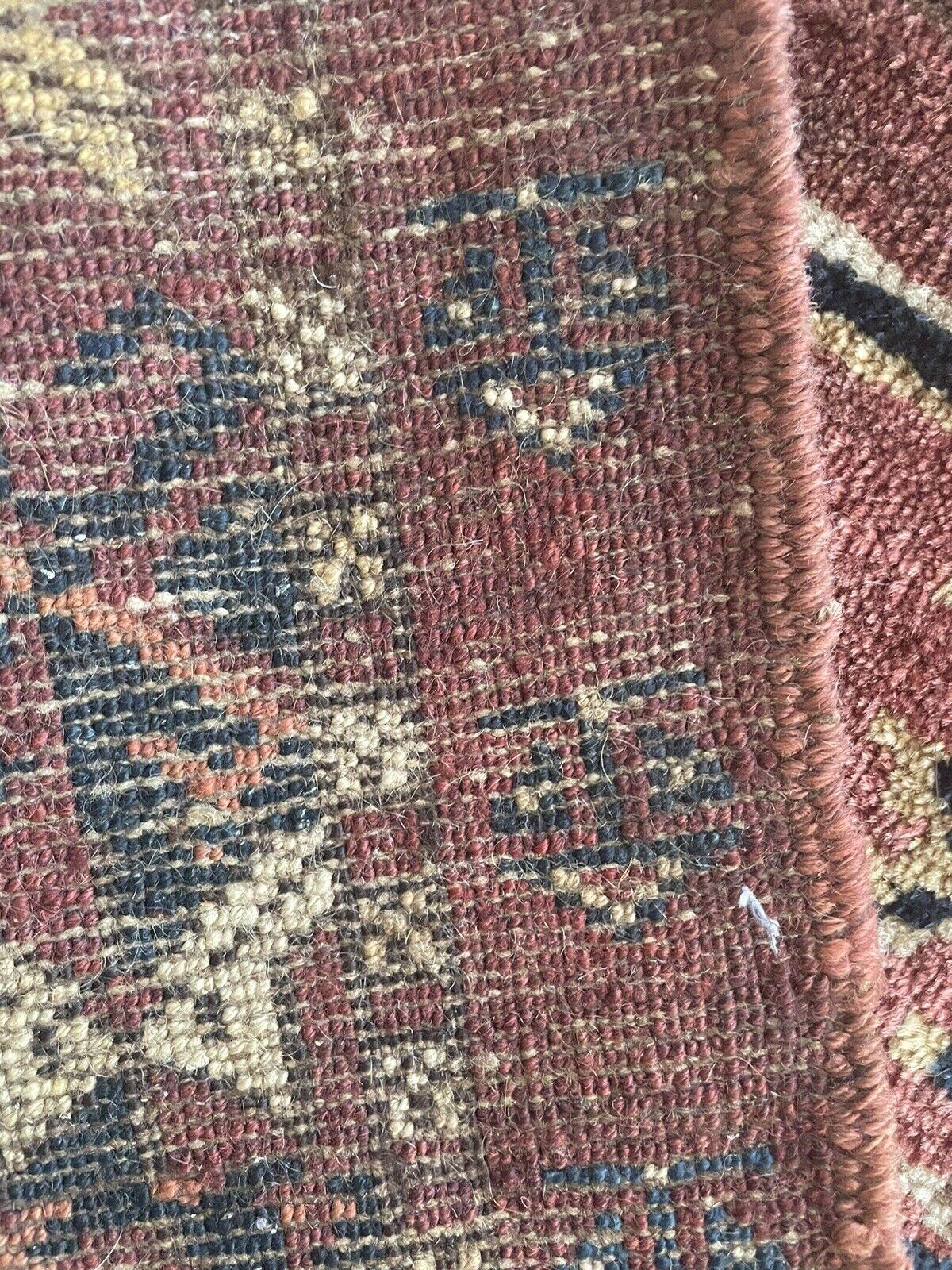 Handgefertigter antiker afghanischer Beshir Sammlerstück-chuval-Teppich 1,5' x 4,8', 1900er Jahre - 1N11 (Wolle) im Angebot