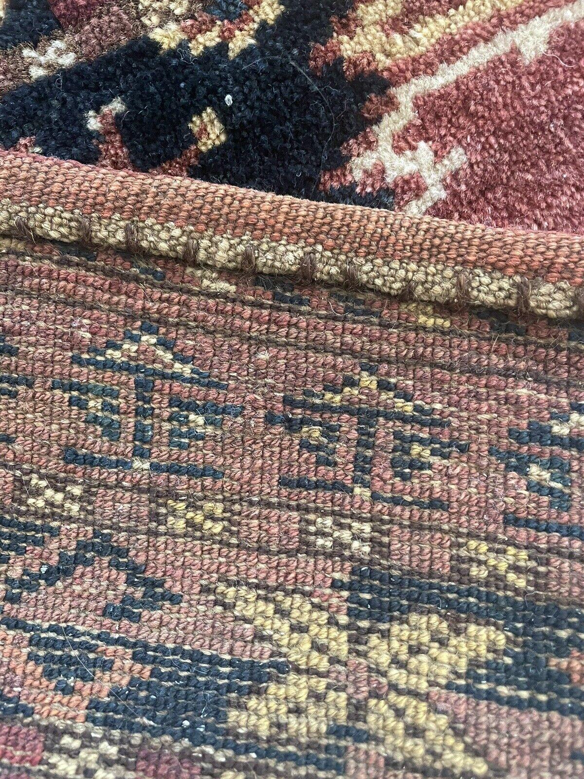 Handgefertigter antiker afghanischer Beshir Sammlerstück-chuval-Teppich 1,5' x 4,8', 1900er Jahre - 1N11 im Angebot 3