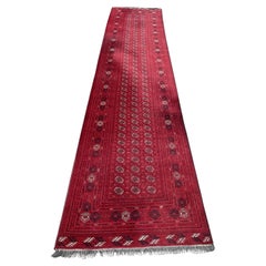 Handmade Antique Afghan Ersari Runner Rug 2.9
 x 12.8
, 1920s - 1N108