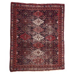 Handgefertigter antiker Teppich im Afshar-Stil, 1910er Jahre, 1C1012