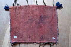 Sac à sel ancien de style Afshar fait à la main, années 1920, 1C953