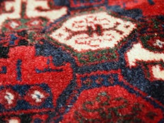 Vintage Persian Afshar Bag, Floral Design, Good Condition, Circa 1980