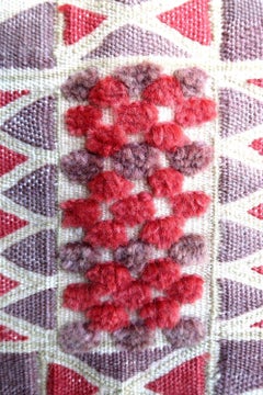 Handmade Antique Algerian Berber Kilim, 1930s, 1P04