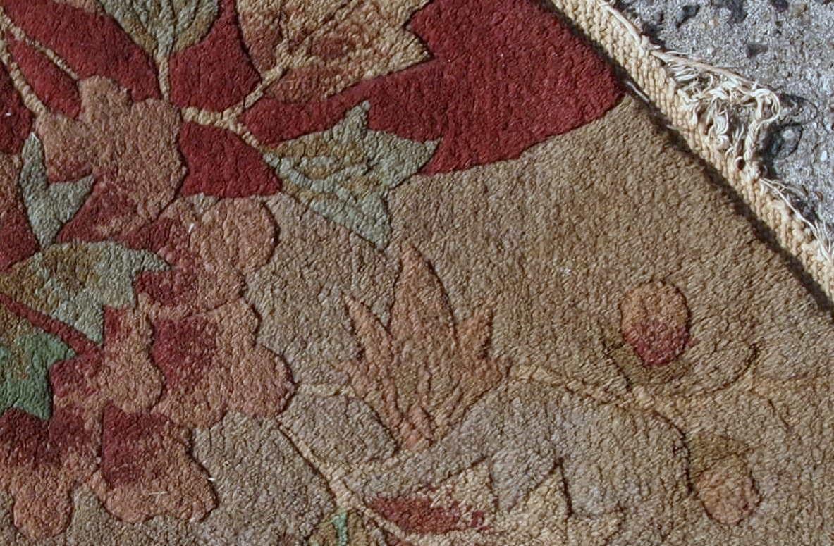 Handgefertigter antiker chinesischer Art-Déco-Teppich:: 1920er Jahre:: 1b847 im Zustand „Gut“ im Angebot in Bordeaux, FR