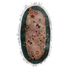 Handgefertigter antiker chinesischer Art-Déco-Teppich, 1920er Jahre, 1B928