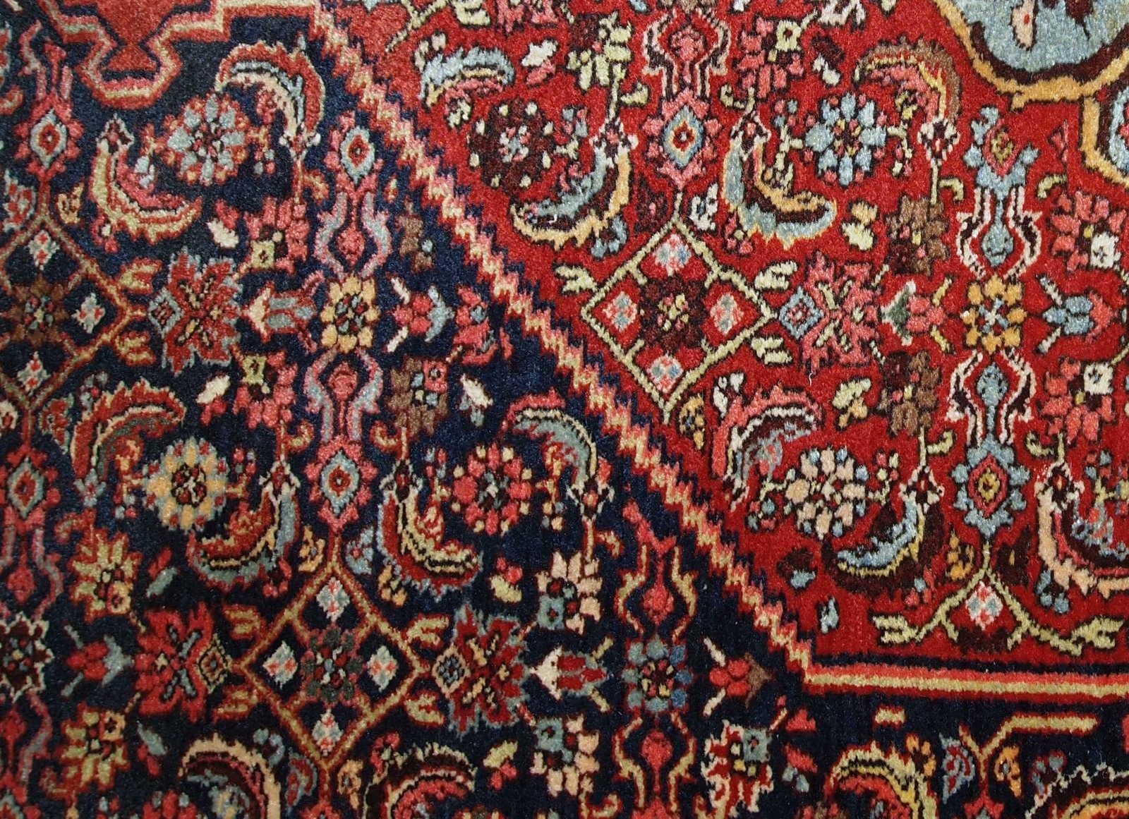 Handgefertigter antiker Teppich im Bidjar-Stil, 1900er Jahre, 1B740 (Asiatisch) im Angebot