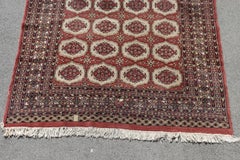 Handmade Antique Bokhara Rug, Early 20th Century