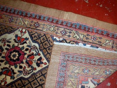 Handmade Antique Camel Hair Style Runner, 1880s, 1B556