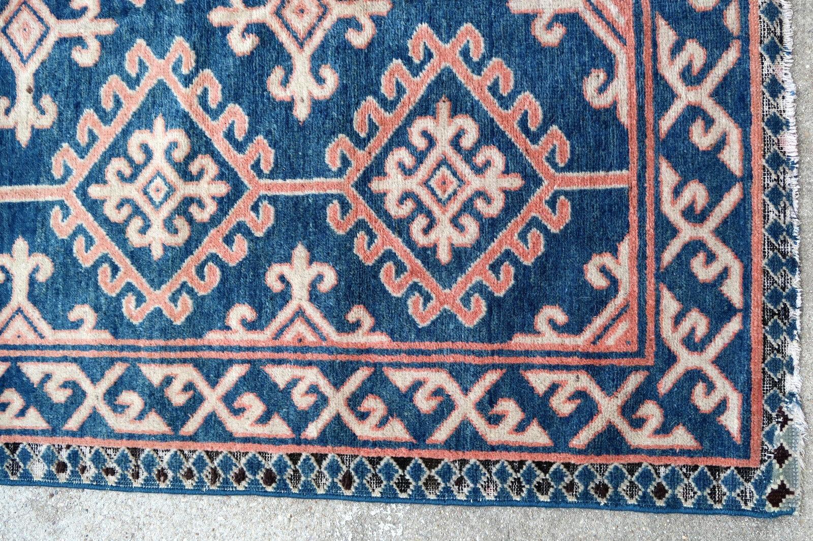 Handgefertigter antiker kaukasischer Avar-Teppich, 1900er Jahre, 1p49 (Frühes 20. Jahrhundert) im Angebot