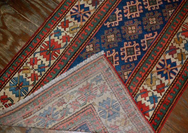 Handmade Antique Caucasian Gendje Rug, 1880s, 1B522 For Sale at 1stDibs