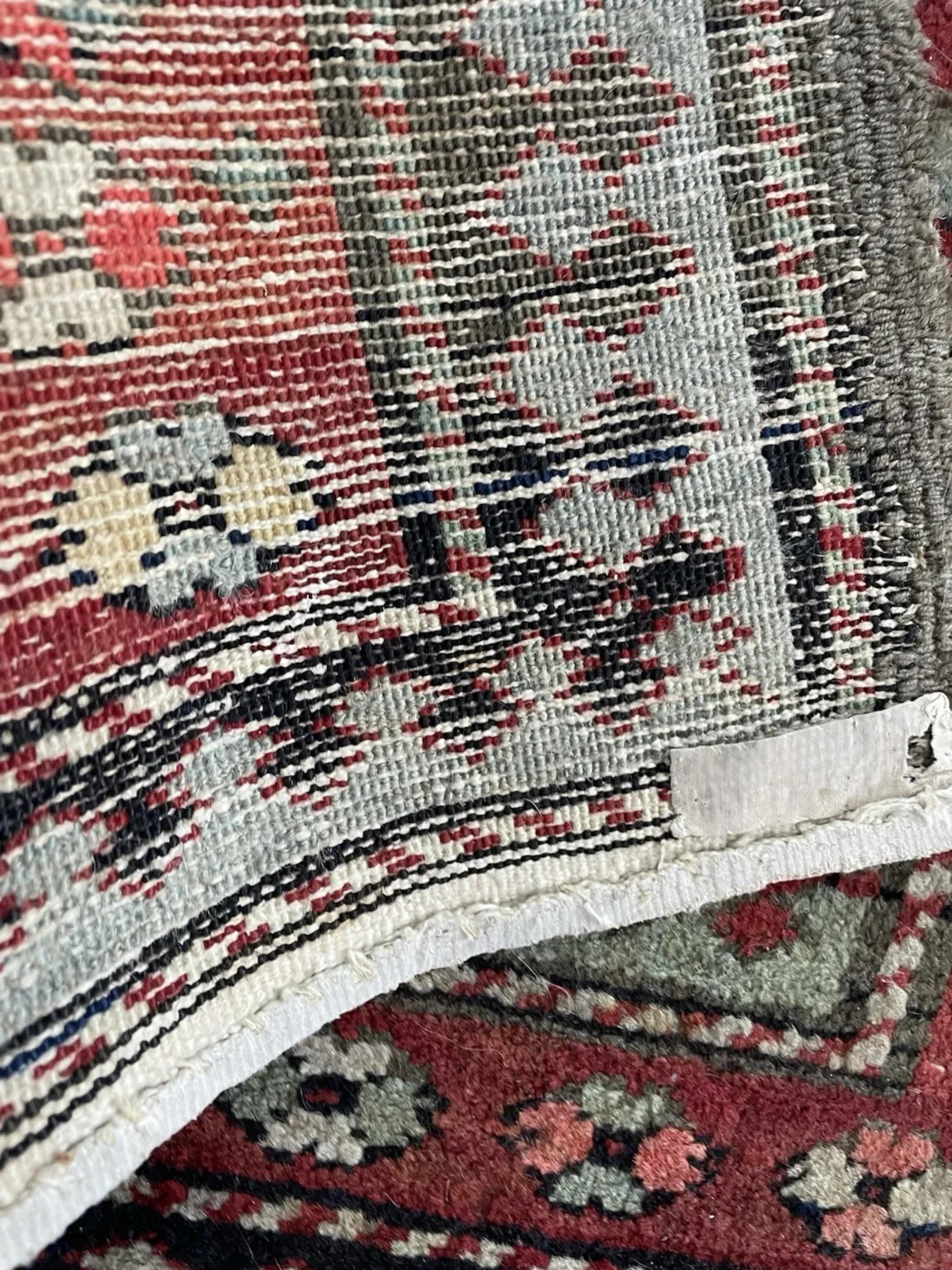 Lana Tappeto antico caucasico Kazak fatto a mano 3,3' x 6,6', 1900 - 1N119 in vendita