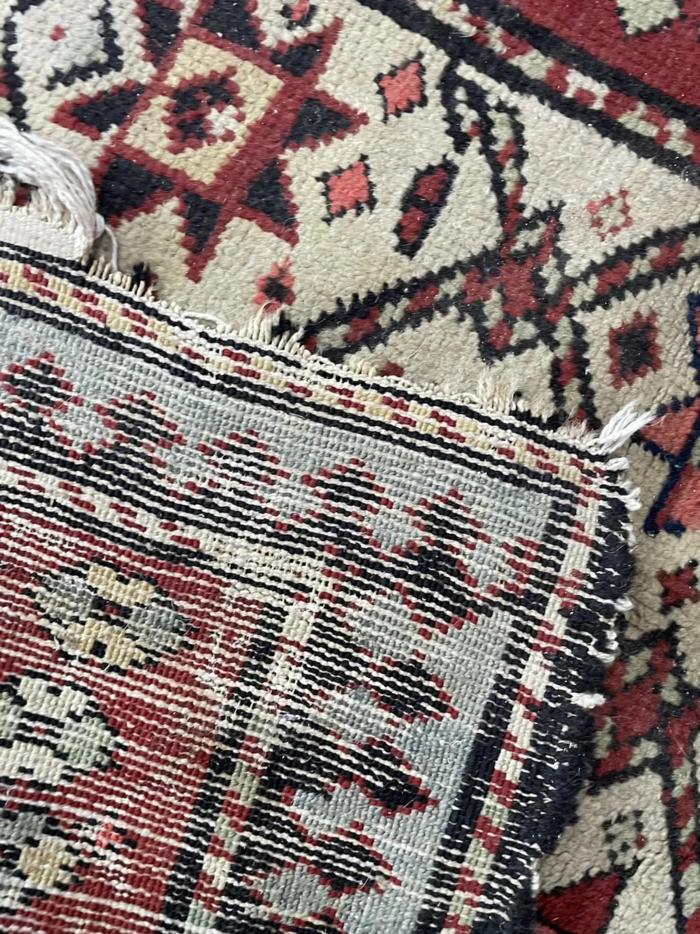 Tappeto antico caucasico Kazak fatto a mano 3,3' x 6,6', 1900 - 1N119 in vendita 2