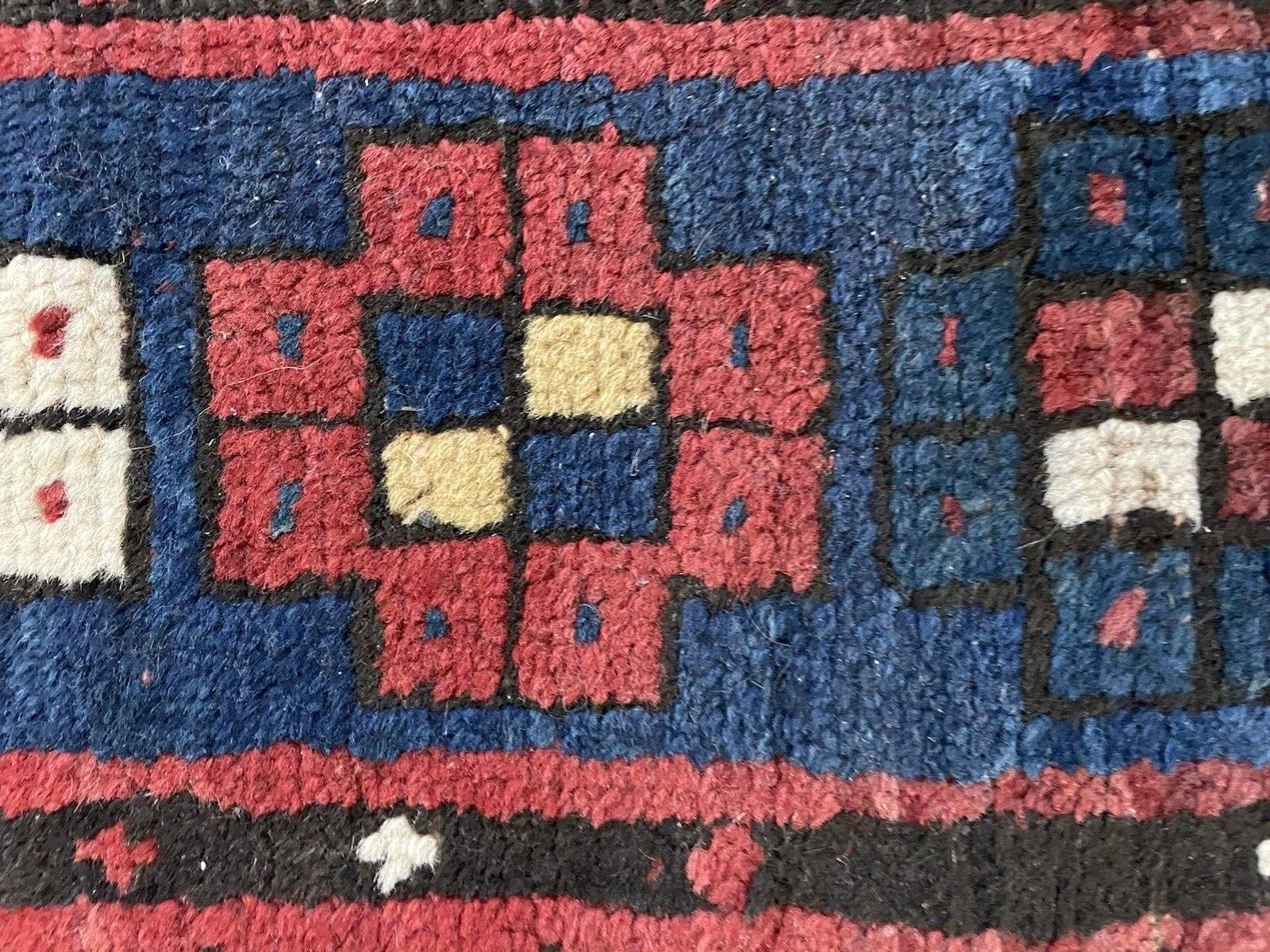 Handmade Antique Caucasian Lori Pambak Rug 4.11' x 7.6', 1880s - 1N99 For Sale 4