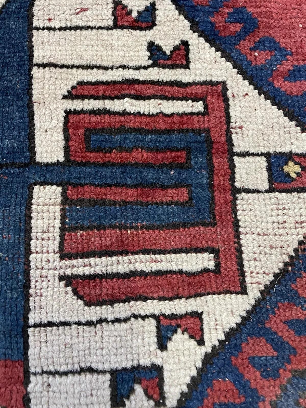 Late 19th Century Handmade Antique Caucasian Lori Pambak Rug 4.11' x 7.6', 1880s - 1N99 For Sale