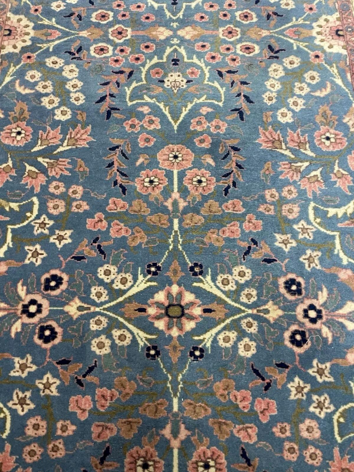 Laine Tapis ancien caucasien Sumak fait main 4.5' x 5.7' 1900s - 1N90 en vente