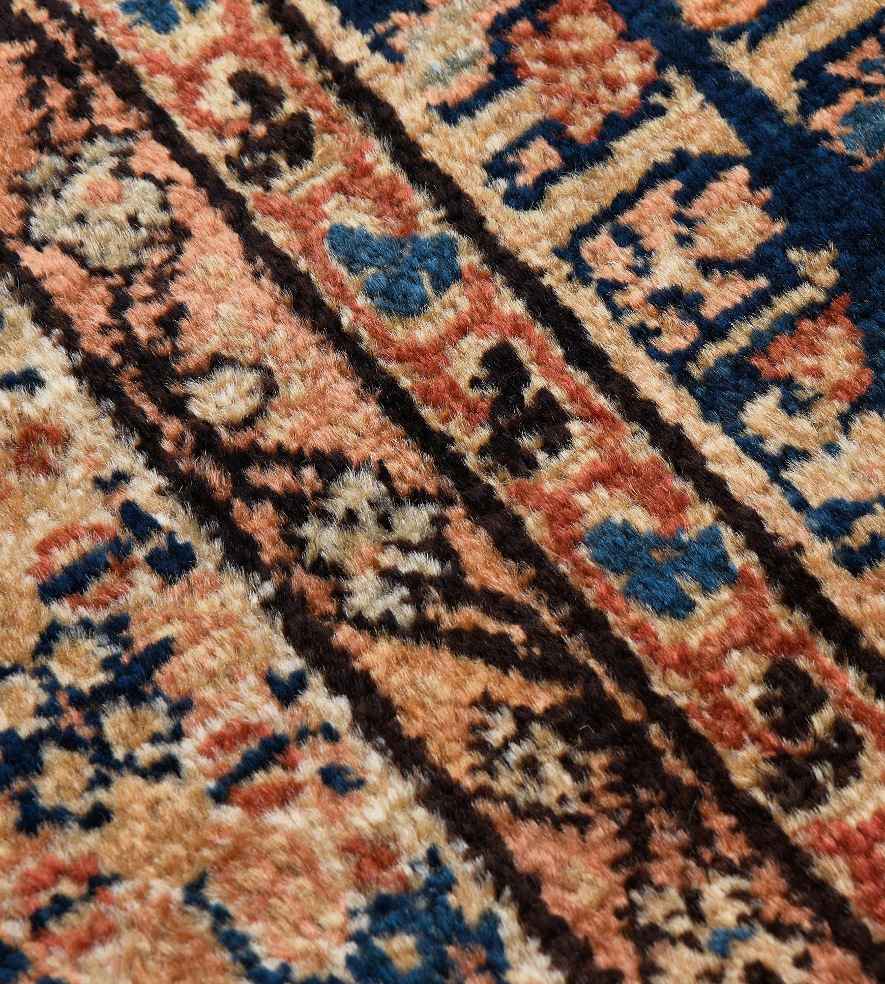 Handmade Antique Circa-1900 Persian Fereghan Rug In Good Condition For Sale In West Hollywood, CA