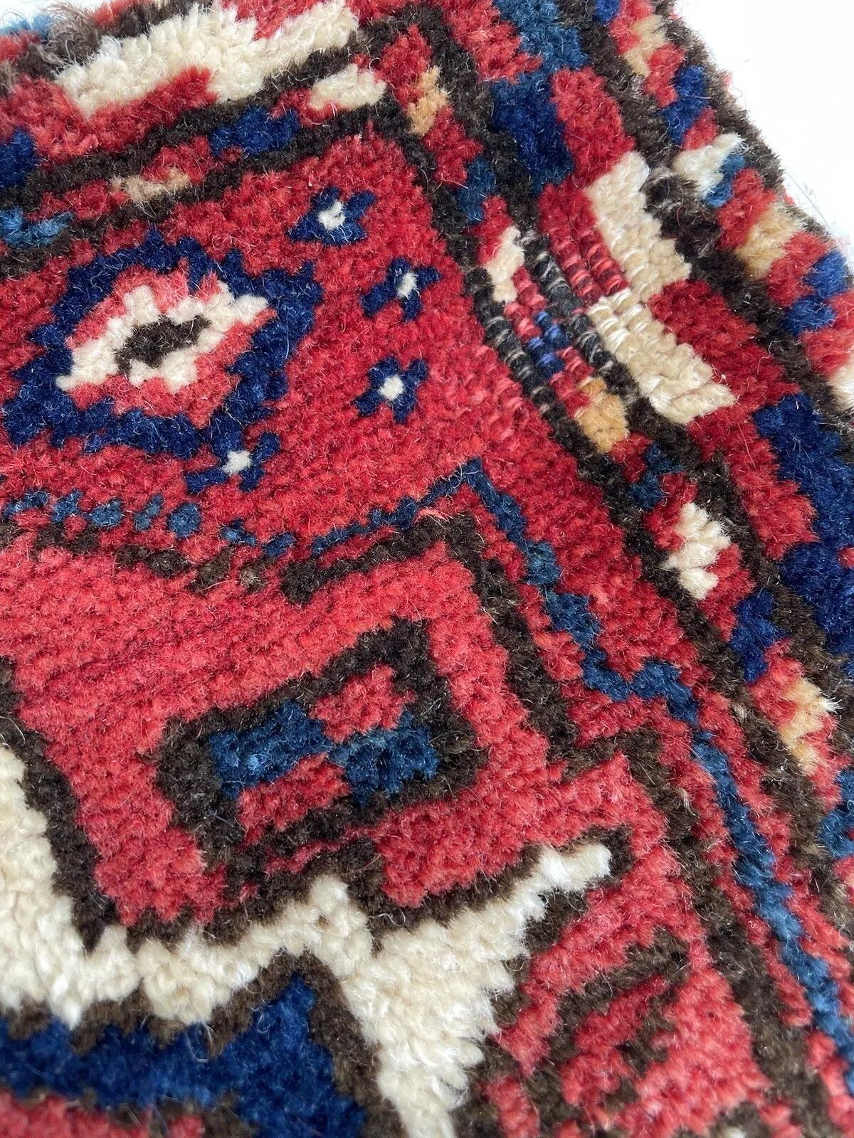 Sac persan kurde de collection fait à la main 1,3' x 2,5', années 1910 - 1N33 Bon état - En vente à Bordeaux, FR
